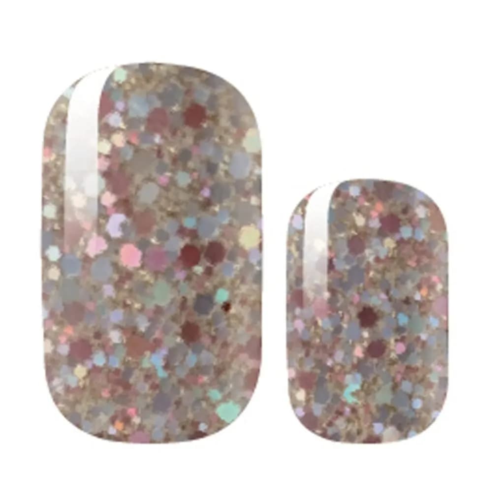 Champagne Confetti Nail Polish Strips